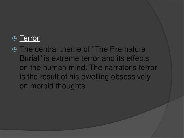 The premature burial summary